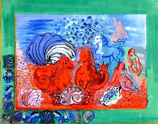 Naiades and Sea Horses
