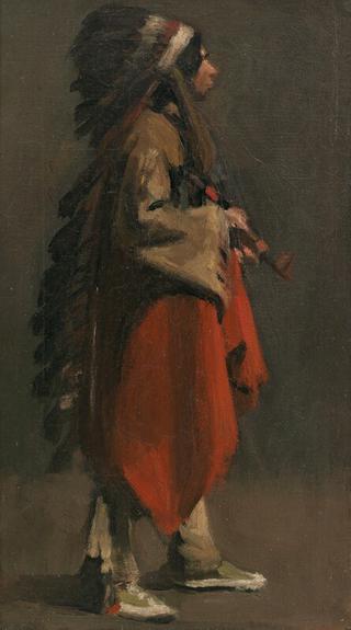 Standing Indian Chief
