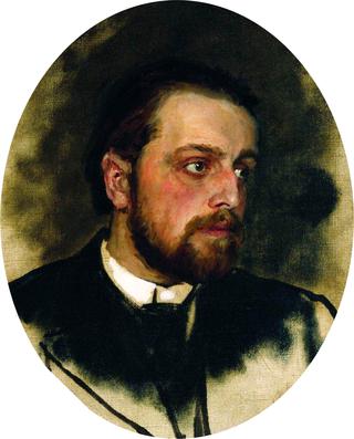 Portrait of writer Vladimir Grigorievich Chertkov.