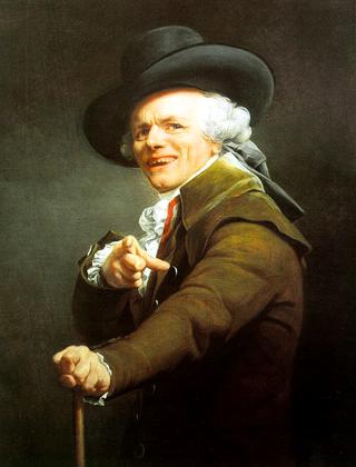 Self-portrait of the artist in the guise of a mockingbird