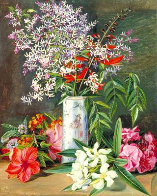 Selection of Cultivated Flowers, Painted in Jamaica