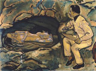 Self Portrait with Mermaid