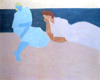 Two Figures by the Sea