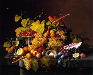 Still LIfe with Fruit and Bird's Nest