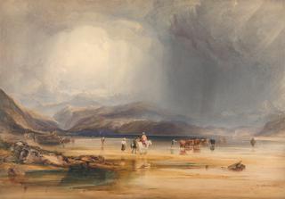 A View of Snowdon from the Sands of Traeth Mawr