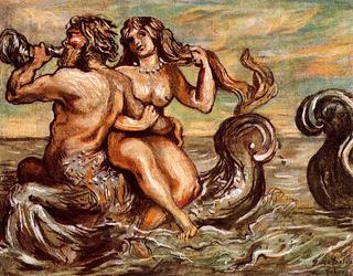Nymph with Triton