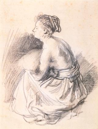 Seated Woman, Naked to the Waste