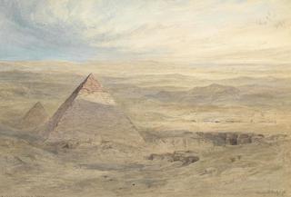View from the Great Pyramid of Giza