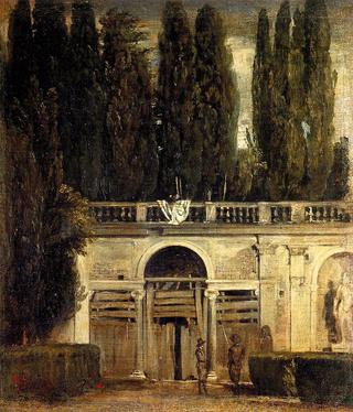 View of the Garden of the Villa Medici