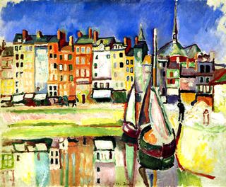 Old Houses along the Honfleur Basin