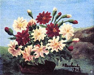Small Bouquet in Brown Pot