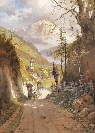 View of Ramsau near Berchtesgaden