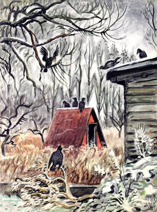 Crows at Twilight