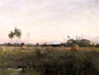Sunset, Barbizon, France