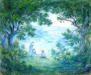Three Girls in a Landscape