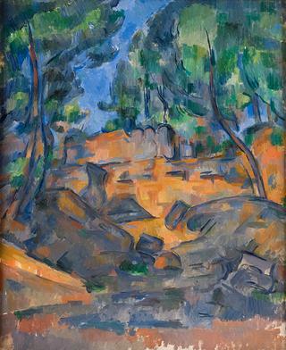 Trees and Rocks, Near the Château Noir
