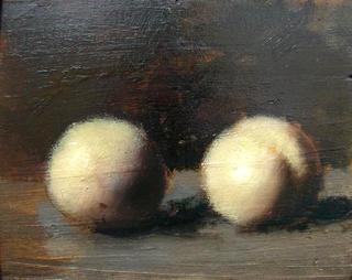 Still-Life with Two Peaches
