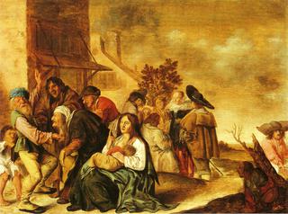 Gypsies in a Village