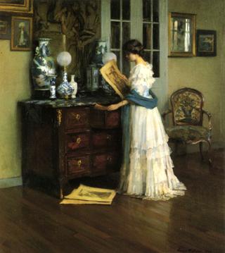 Woman in a French Interior