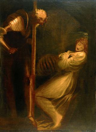 Wolfram Observing his Wife in her Walled-in Cell with the Skeleton of her Lover
