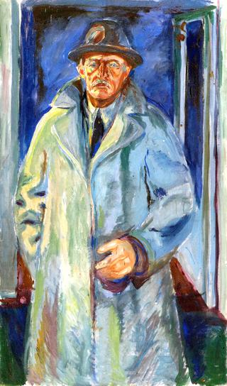 Self-Portrait in Hat and Coat
