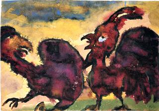 Two Roosters