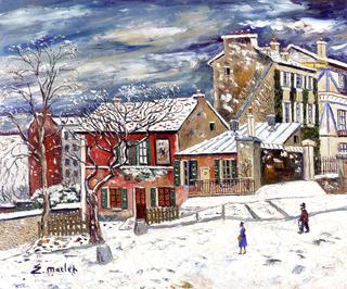 Village in Winter