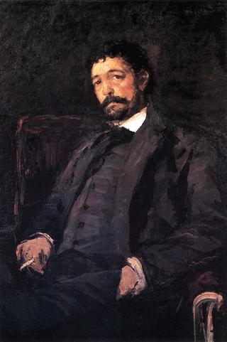 Portrait of Italian Singer Angelo Masini