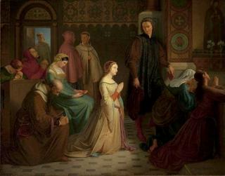 The Meeting of Petrarch and Laura at Avignon in the Year 1327