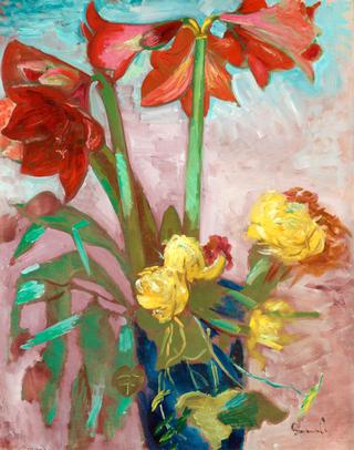 Still life with Amaryllis
