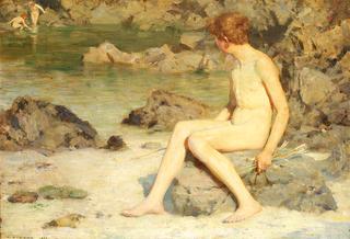 Cupid and Sea Nymphs