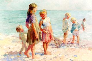 Children at the Beach