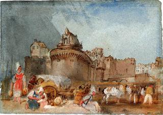 Nantes, The Château from the East