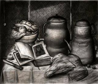 Still Life with Coffee Pot and Fruit Bowl