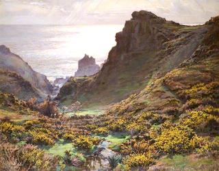On the Cornish Cliffs (Kynance Cove)