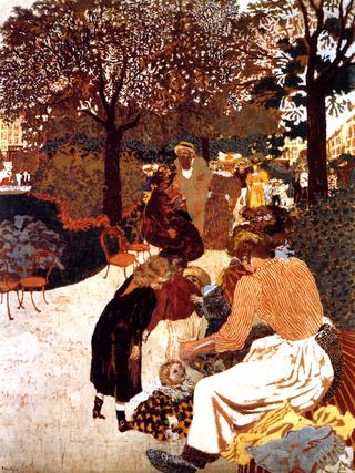 Study for "The Public Gardens": Qquare de la Trinité