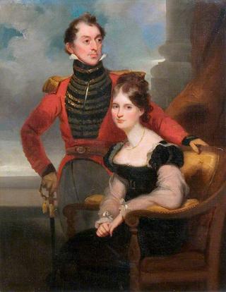 Ensign in Uniform with His Wife