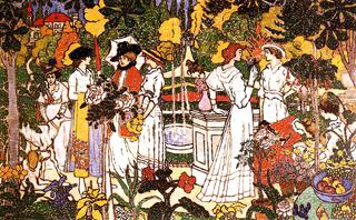 Women in a Garden