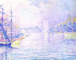 The Port of Marseille, Morning Fog