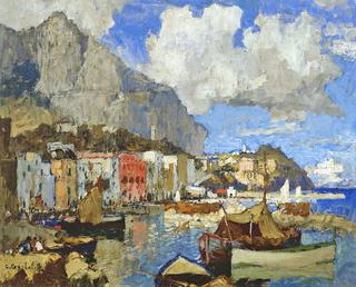 Marina Grande, Capri. Winter