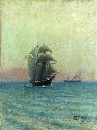 希腊海岸外