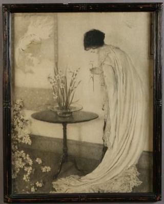 Apple Blossoms and Narcisssus