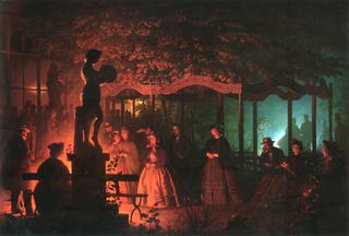 Soirée de feux de Bengale au Vaux-Hall, Parc de Bruxelles
