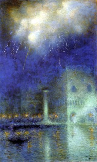 Fireworks in Venice