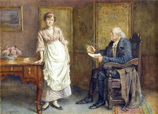 A domestic reprimand