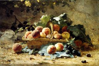 Still Life with Peaches