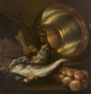 Still Life with Fish and a Copper Kettle