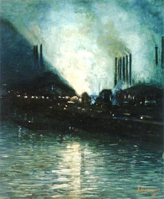 Pittsburgh Steel Mills, Evening