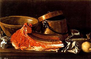Still Life with Steak and Spices