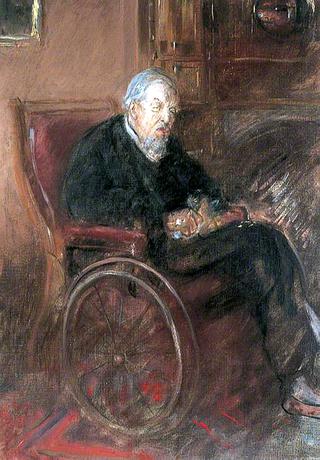 The Artist's Father in a Wheelchair